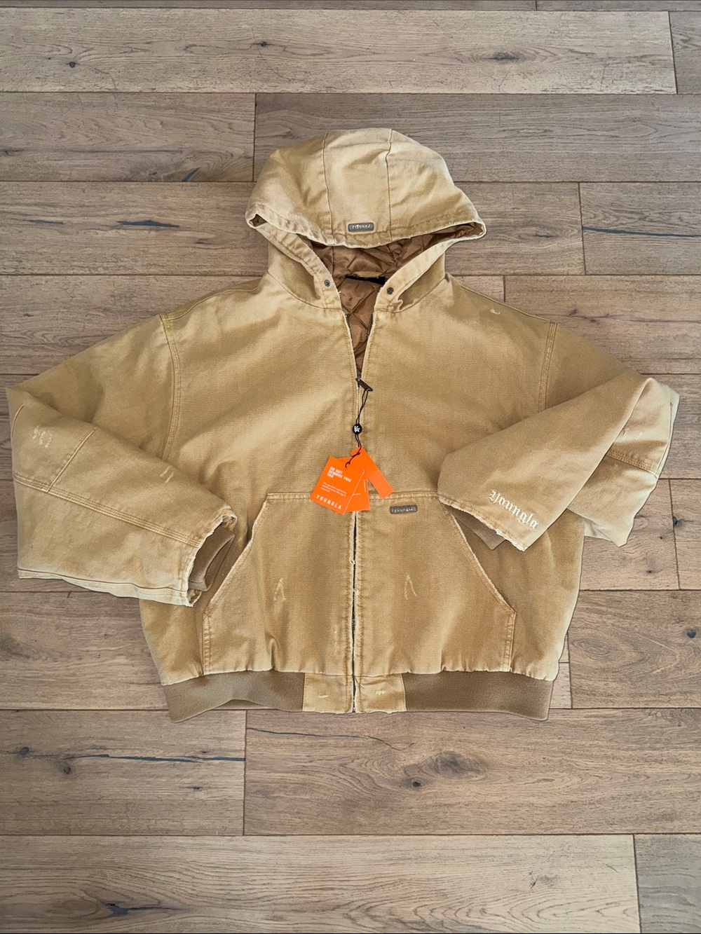 YoungLA Heavy Work Jacket in Tan